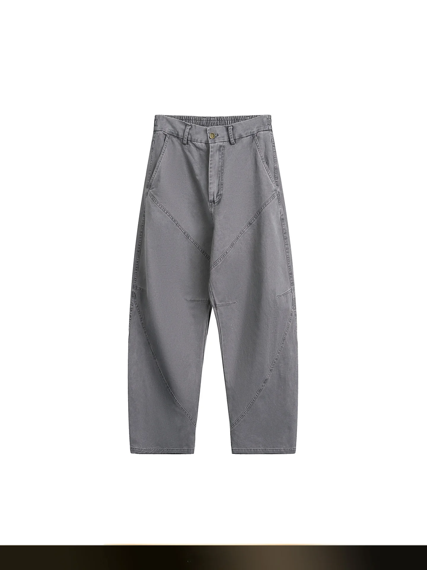 

Retro American Waed Distred Wide Leg Knife Pants Men's Loose Straight Casual Trousers Autumn Season Youth Faion