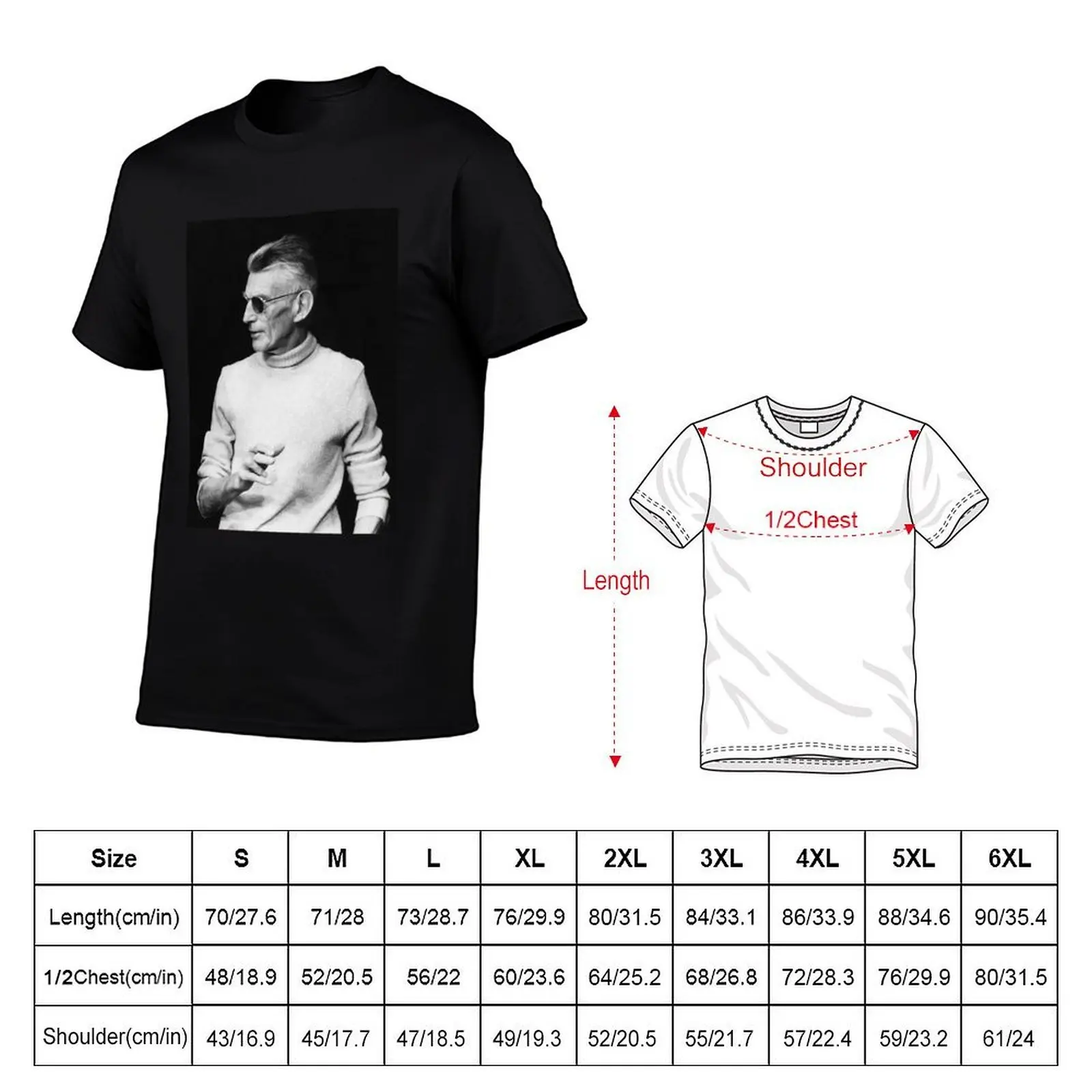 samuel beckett Premium T-Shirt customizeds clothes mens graphic t-shirts hip hop