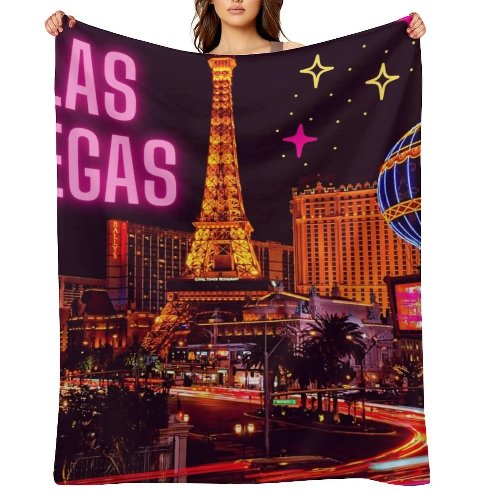 

I LOVE LAS VEGAS Throw Blanket Stuffeds For Decorative Sofa bed plaid Sofa Throw Blankets