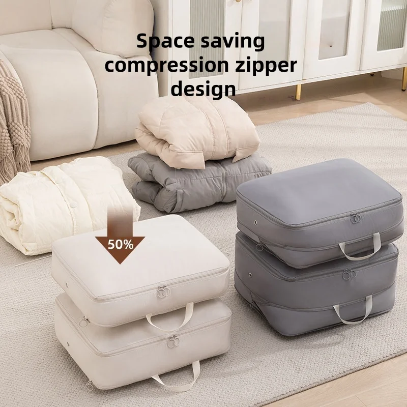 Travel portable luggage clothing sorting special bag storage artifact down jacket storage bag household compression bag