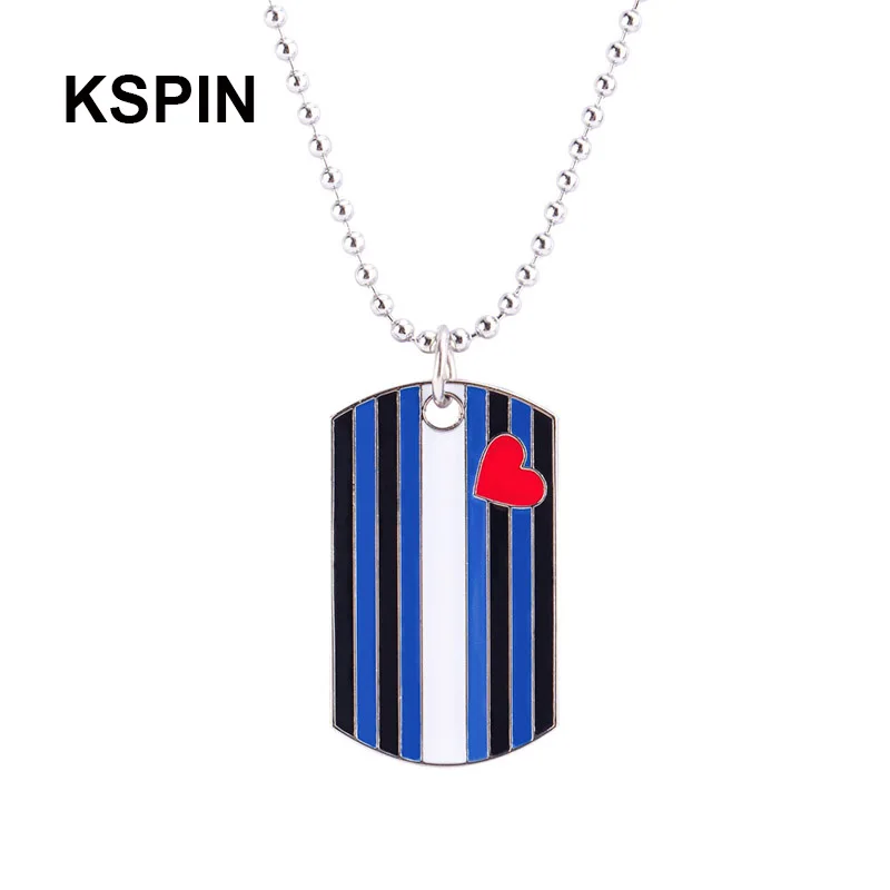 Leather Pride Genderqueer pride Asexual Pendant Necklace Rainbow Heart Necklace