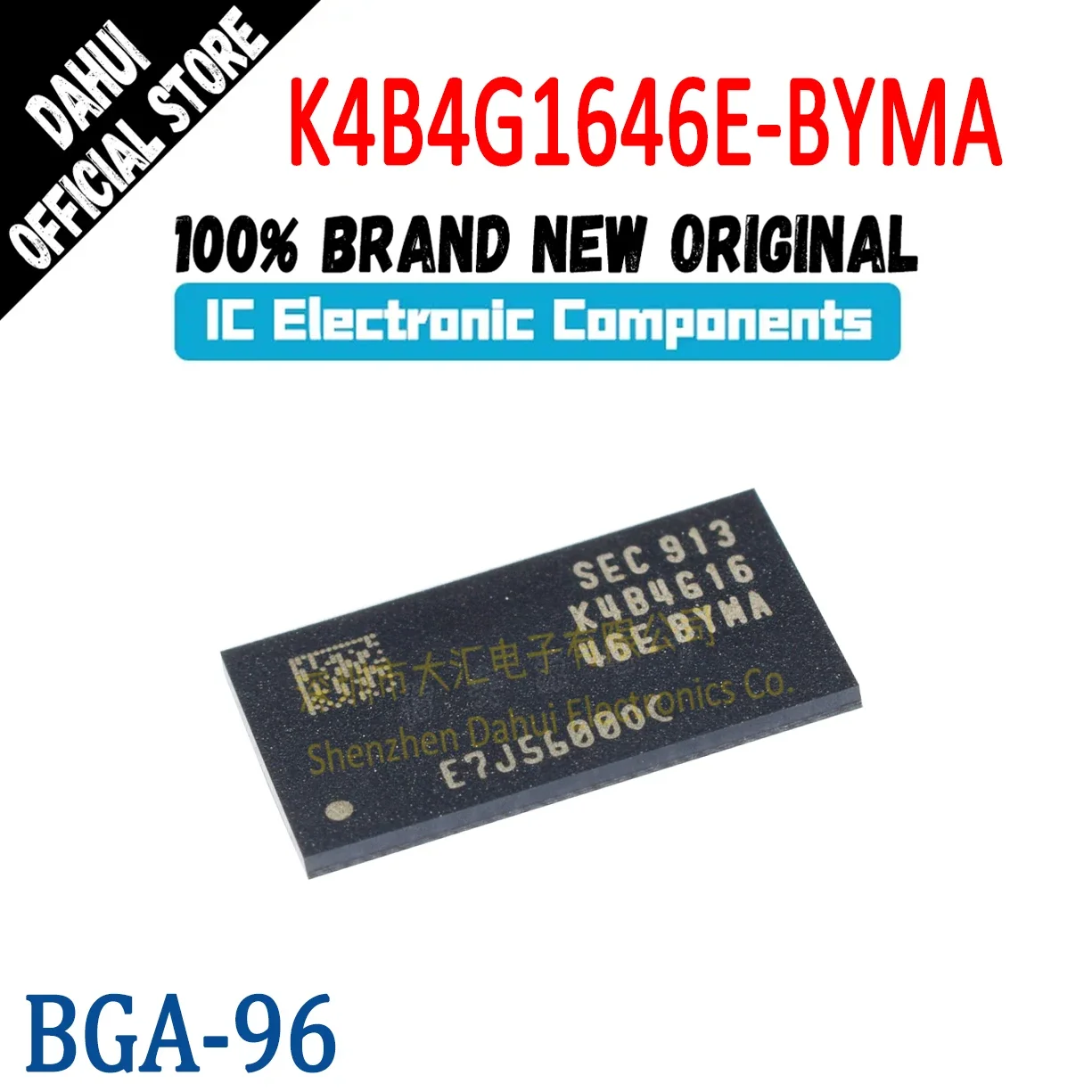 

K4B4G1646E-BYMA K4B4G1646E FBGA-96 512M*16-bit DDR3 Particle Storage IC New Original In Stock