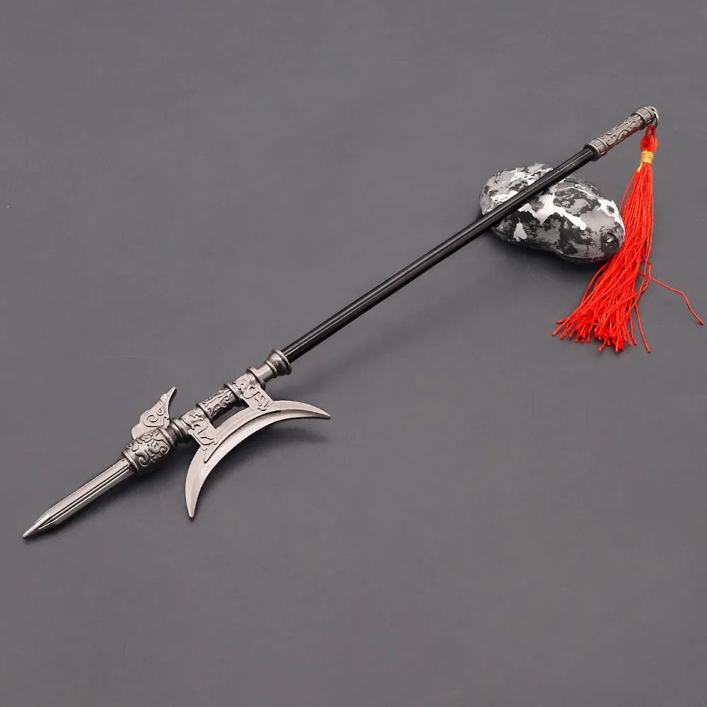 Ancient Chinese cold weapons, Three Kingdoms surrounding Lv Bu Fang Tian Hua Ji 30CM metal crafts ornaments model