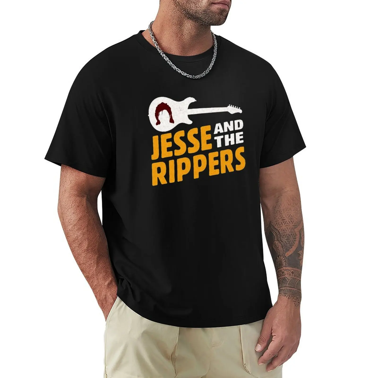 jesse and the rippers T-Shirt t shirts for man cotton T-Shirt