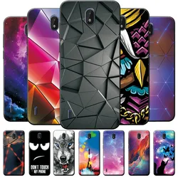 For Nokia C1 2nd Edition Case Silicone Back Cover Phone Cases For Nokia C1 2nd Edition 5.45 Inch Cool Soft TPU Bumper Bags  Etui