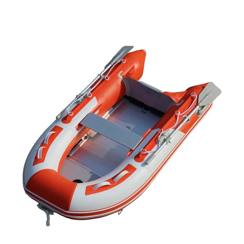 Aluminum Alloy Floor PVC Inflatable , Recreational Assault Boat, Rubber Boat, Sea Fishing Boat