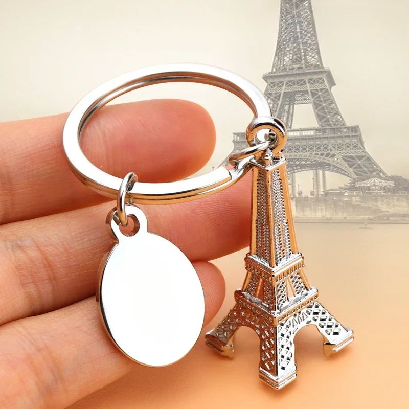 Fashion Paris Eiffel Tower Shape Keychain Novelty Gadget Trinket Souvenir Christmas Gift Keychain