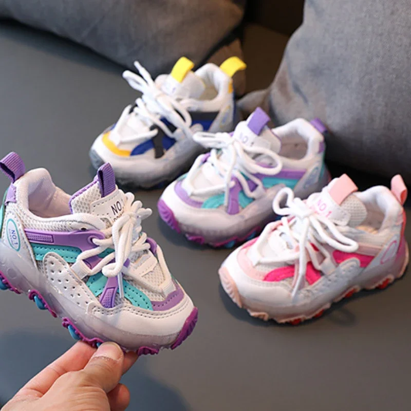 Zapatillas Kid Casual Shoes Summer LED Luminescent Shoe Boy Casual Shoe Platform Girl Tennis Shoes Baby Walking Shoes Kid Shoe