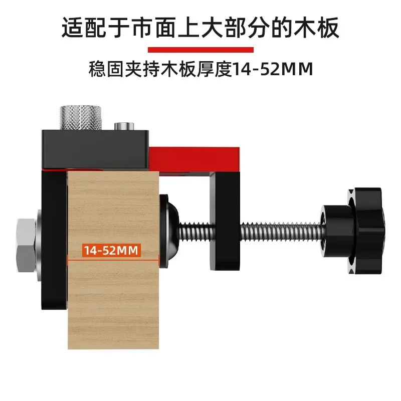10PCS Woodworking three in one hole drill, round tenon center hole locator