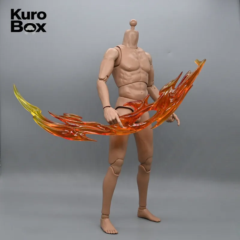 

1/6 аксессуар с эффектом пламенного меча, реквизит для сцены на заказ, экшн-фигурка, кукла BJD, модель тела, дисплей, диорама, игрушка, аксессуар