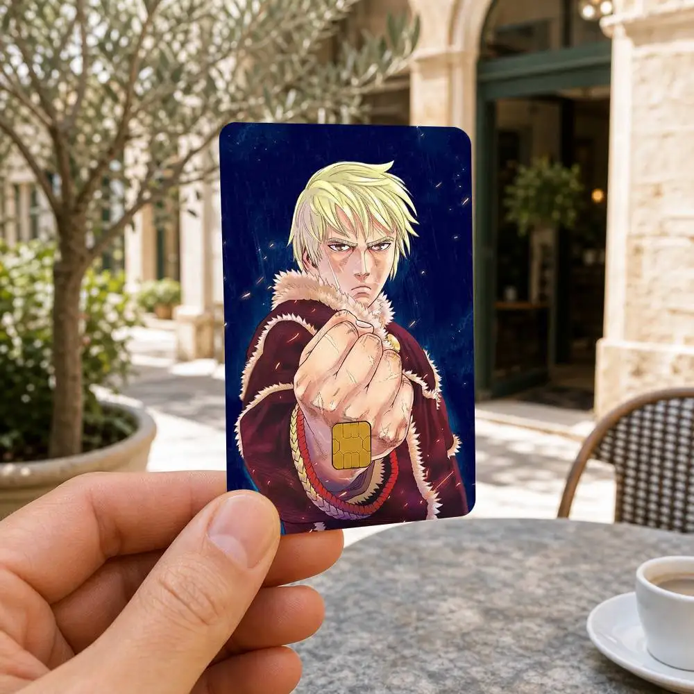 Vinland Saga  Waterproof Bank Card Sticker Skin for Credit Debit Chip Cards Decorative Cover Film