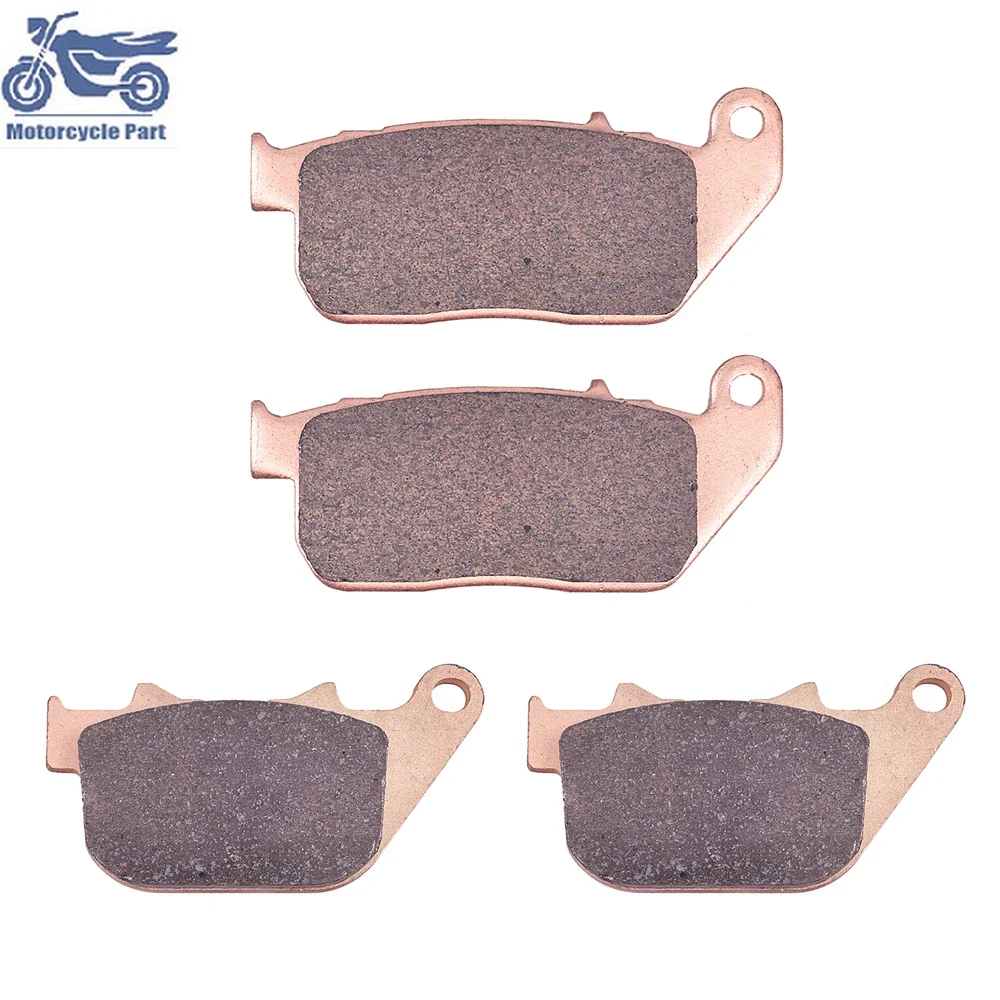 Copper Base Brake Disc Sintered For HAR/LEY DAVIDSON 883 XL883R Sportster R XL 883 XL883 Roadster883 Motor Front Rear Brake Pads