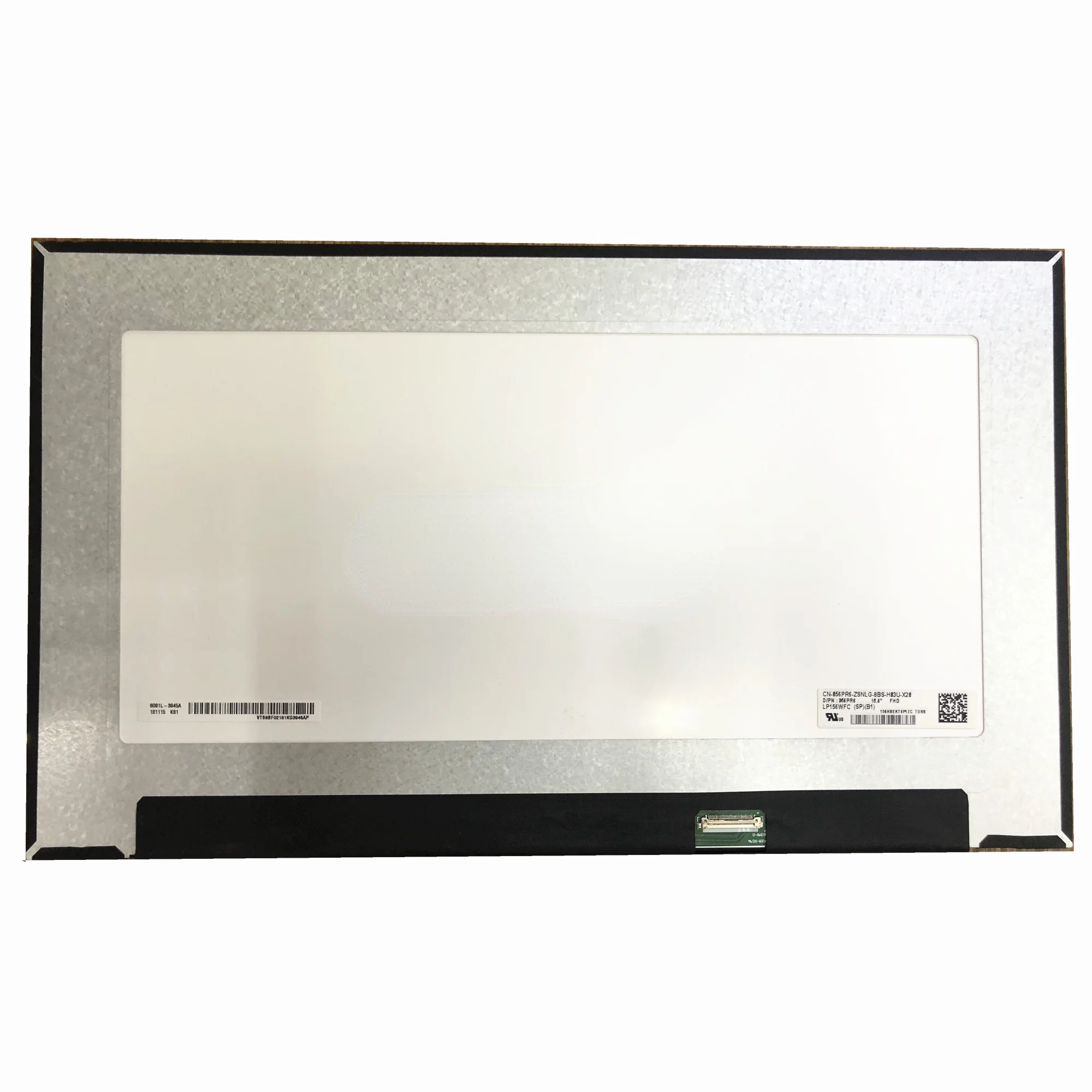 

LP156WFC-SPB1 NV156FHM-N63 15.6'' IPS Laptop LCD Screen Panel 72% NTSC 1920*1080 EDP 30 Pins