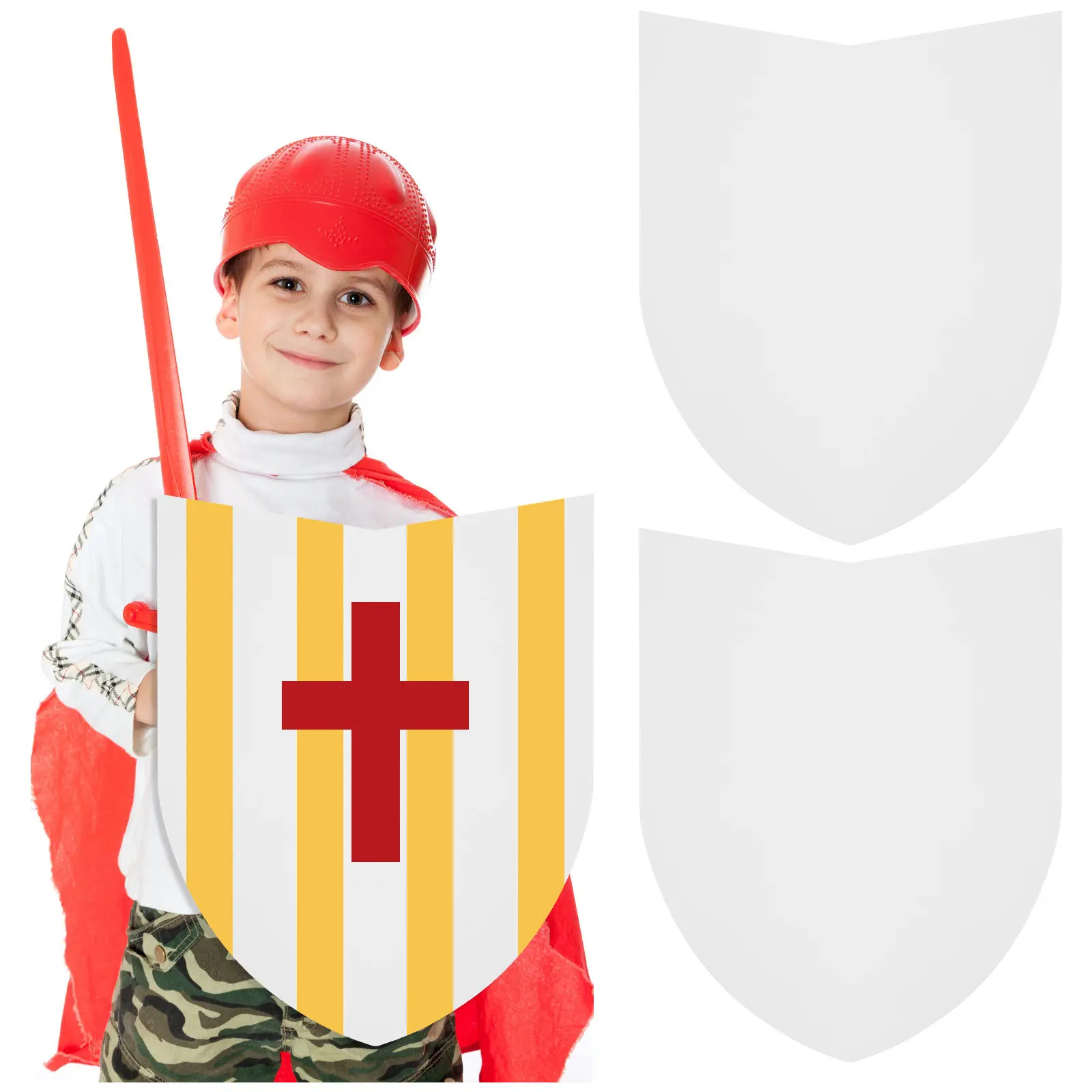 

10 шт. пустых щитов для творчества, детских игр, косплея, бумажный реквизит, легкие маленькие щиты для мальчиков, для вечеринок и выступлений