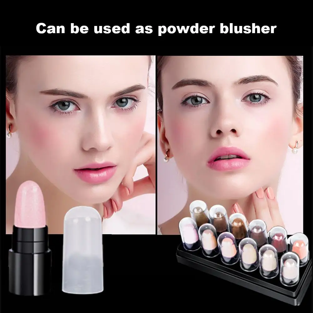 تمييز بريق عينيه قلم رصاص طويلة الأمد بريق التجميل لامع عيون عصا الظل ماكياج أداة النساء القلم 12 قطعة/Se Z3W8