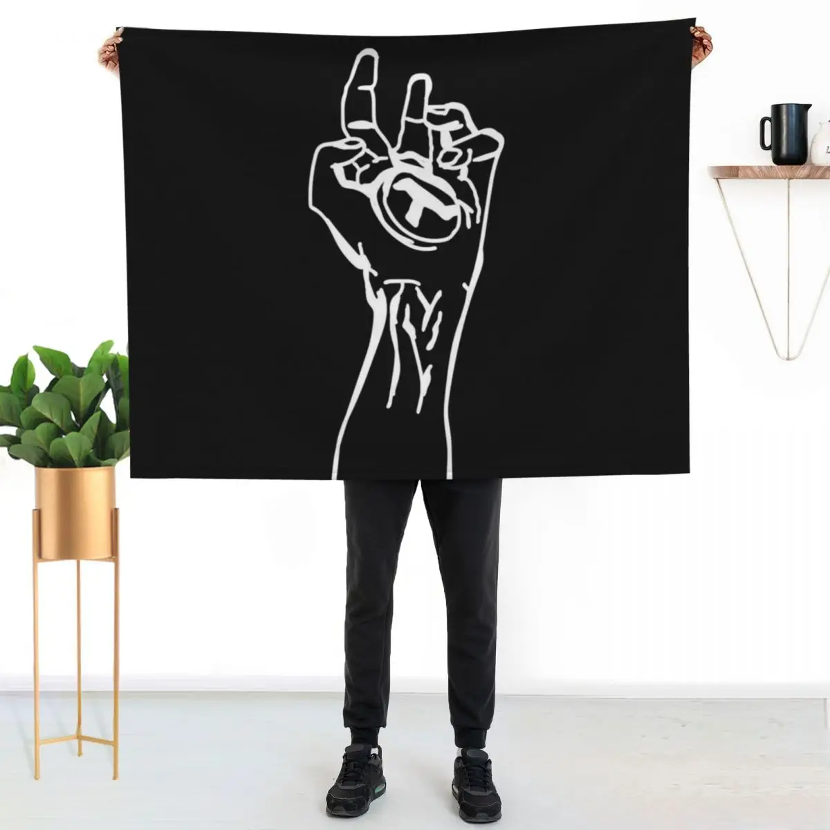Half-Life 2 born Graffiti Classic Throw Blanket wednesday Vintage For Sofa Thin Furry Blankets