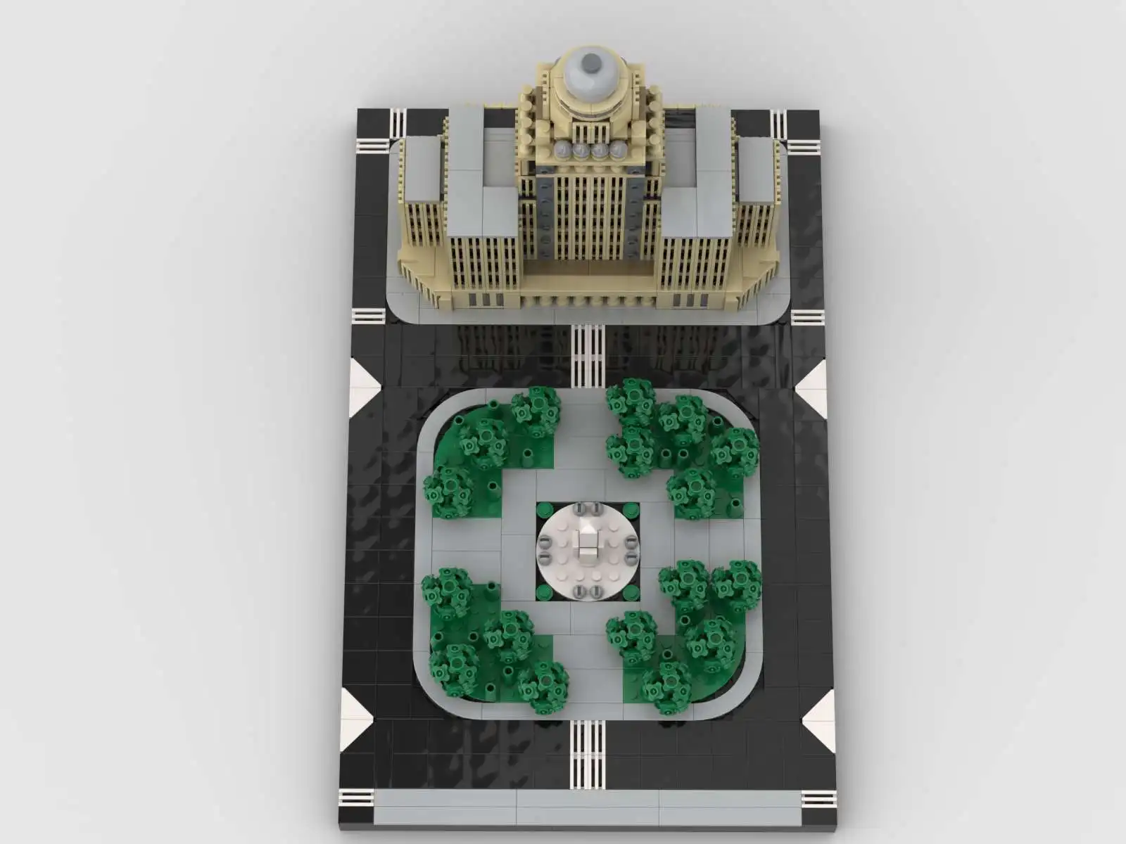 Bawół ratusz 1:650 narodowy punkt orientacyjny architektury 1693 sztuk MOC