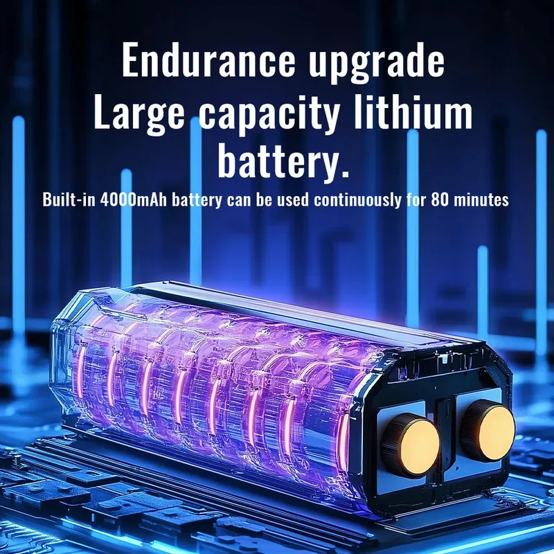 130000RPM Turbo Jet Fan, Handheld Rechargeable Air Blower, Powerful Dust Cleaner for Car Interior Detailing