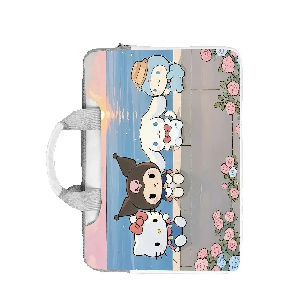 

Hello Kitty Kuromi Portable Laptop Bag Protective Cover for Macbook 12 13 14 15.6 16 Inch Macbook Air ASUS Huawei Briefcase Gift