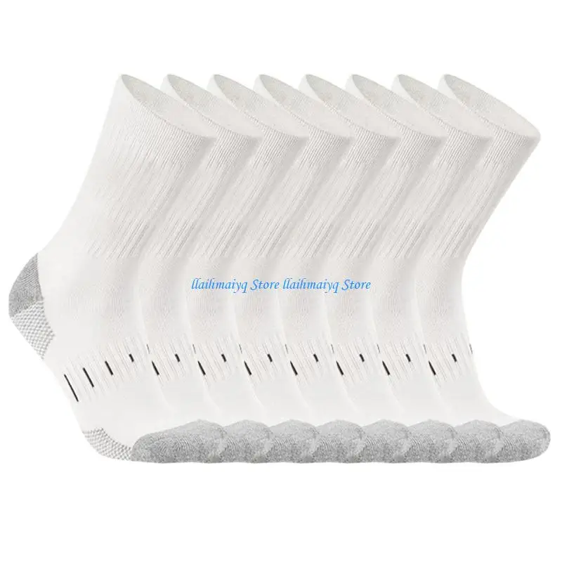 

573B 1Pair Sports Ankle Socks Men's Athletic Cushioned Socks Cushion Socks with Arch Compressions Running Tennis Socks