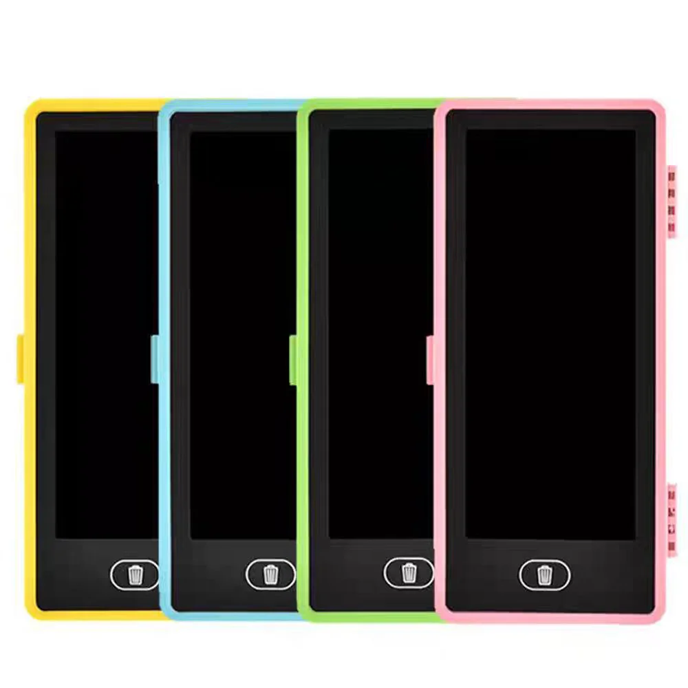 LCD Screen Pencil Case Handwriting 2-in-1 Stationery Box Erasable Drawing Board Cute Pen Bag School Office