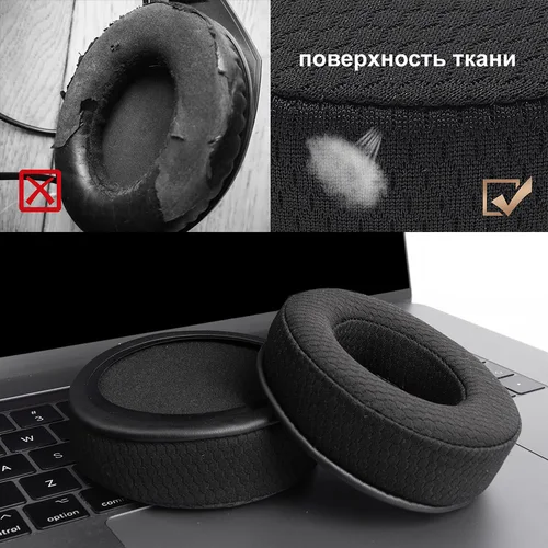 Imagen 2 del producto SONY MDR-V700/DJ V730 Z700DJ XD900 almohadillas para auriculares almohadillas de repuesto auriculares tela cubiertas de memoria esponja