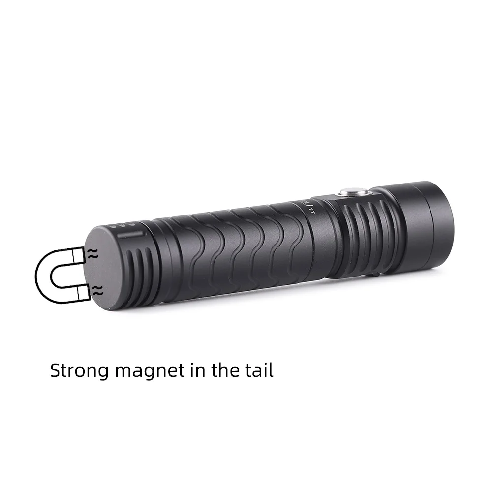 Convoy T7 AA 14500 Flashlight 4 Modes Type-C Charging Port Tail Magnetic Attraction