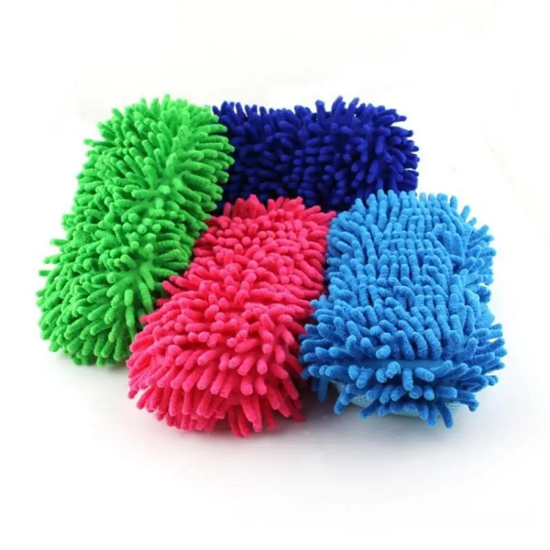 

Microfiber Car Washer Sponge Cleaning Car Care Detailing Brushes Washing Towel No Scratch Auto Gloves Styling Accessories