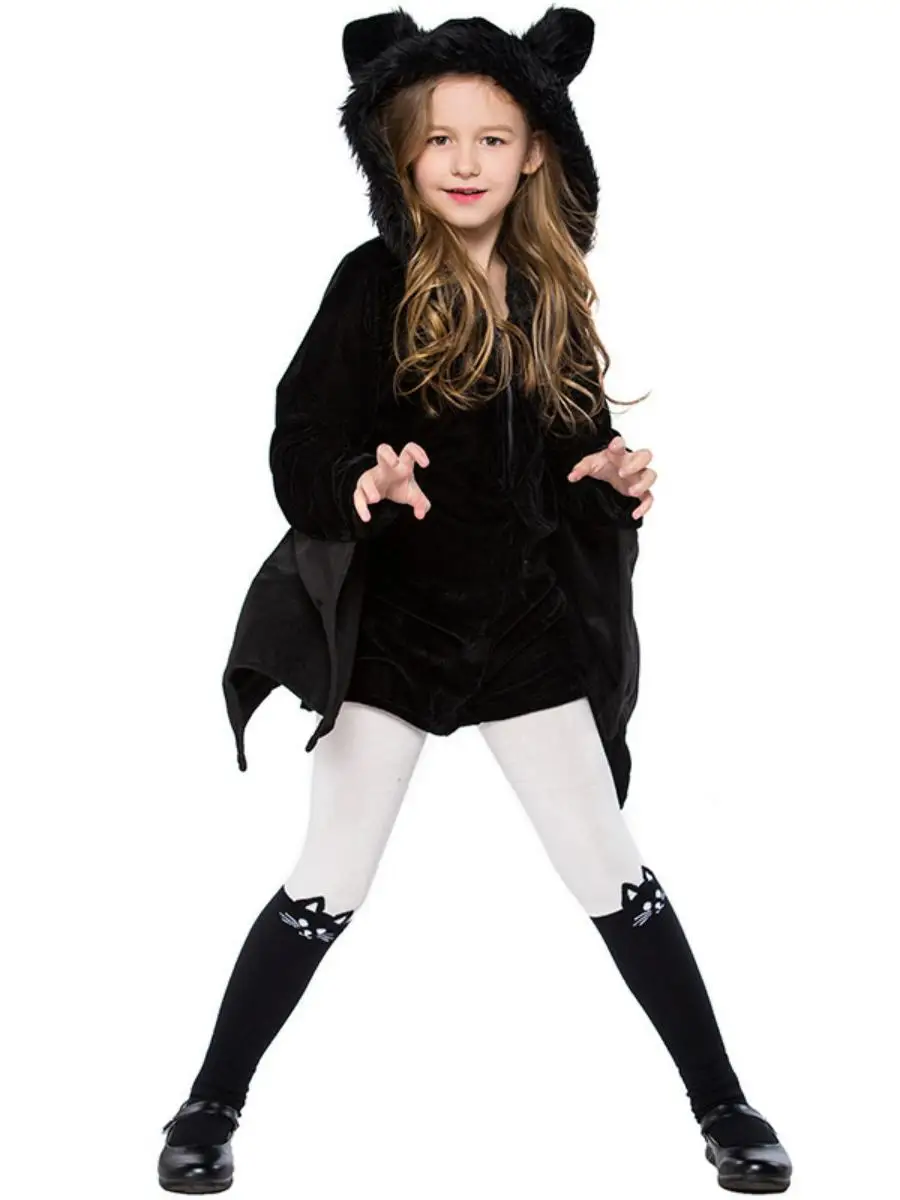 Nouveau Costume de chauve-souris d'halloween tenue de spectacle sur scène pour enfants danse Par Dr vêtements pour filles Costume de scène ethnique Polyester