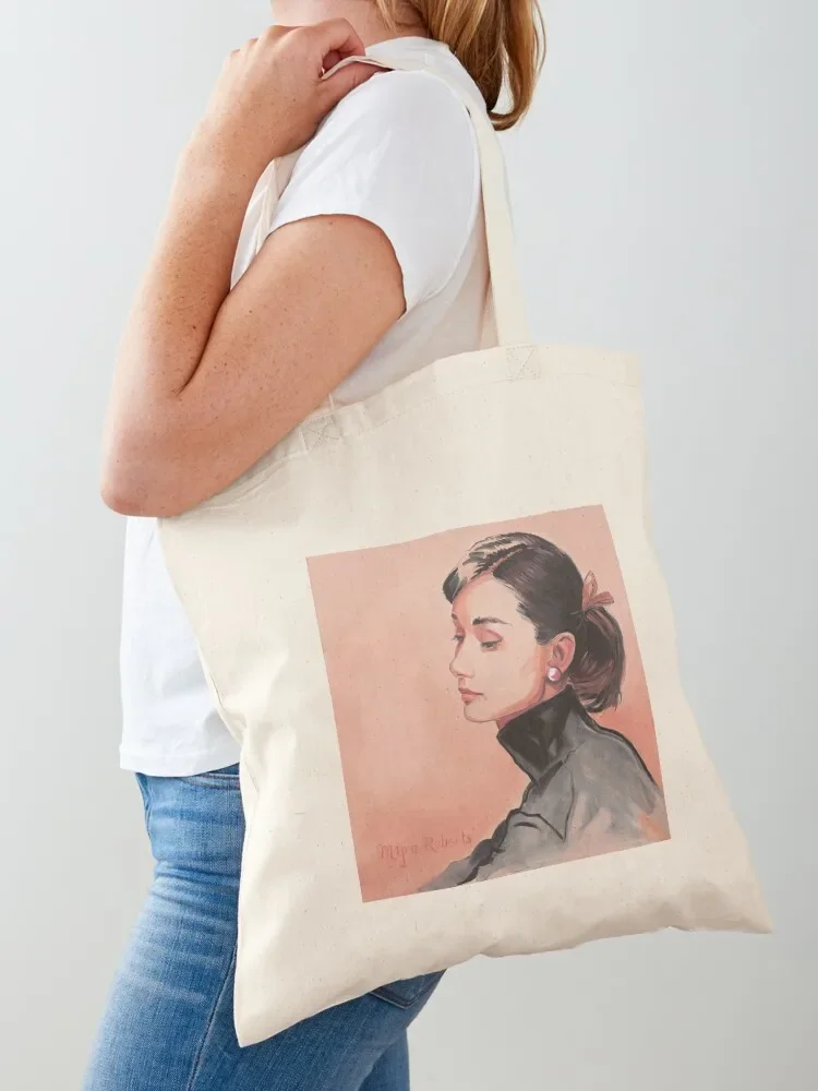 

Audrey Hepburn Tote Bag tote bag Canvas stote bag bags for women canvas tote