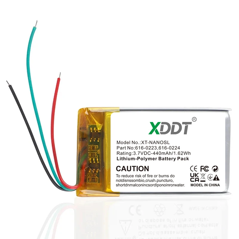 616-0223 616-0224 616-0283 440mAh Battery For iPod Nano1 1st Gen Generation MP3 A1137 Nano 1 616-0223 Batteries +Free Tools