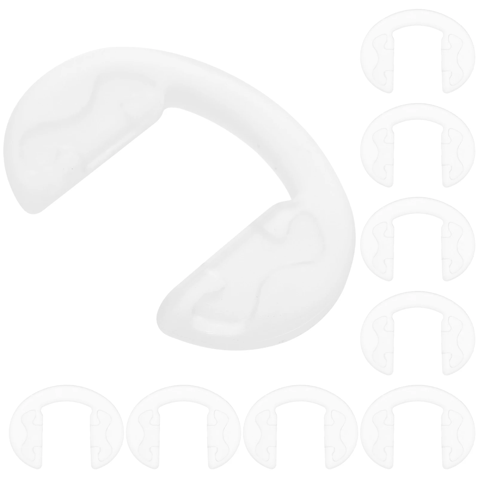 

10pcs Pads Eyeglass Accessories Nonslip Cushion Anti Glasses Nose Grips Slipping Nose Pads For Glasses SupportU