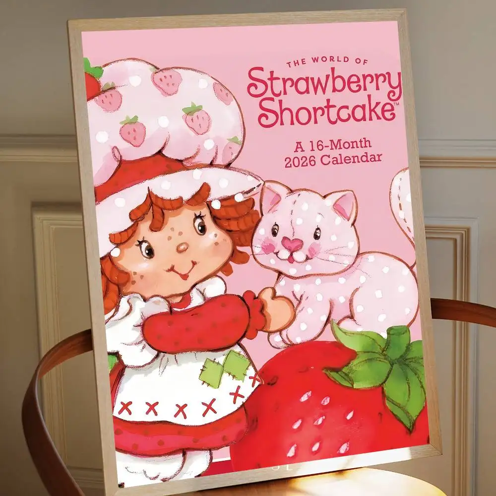 Cartoon Strawberry Shortcake Movie Sticky Posters Vintage Room Home Bar Cafe Decor Room Wall Decor