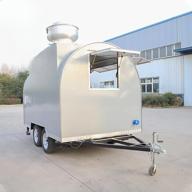 Carro de comida carrito de comida de madera