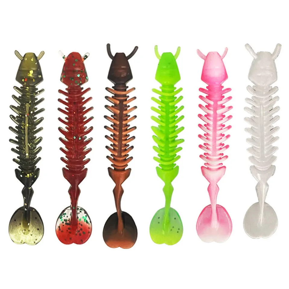 

20pcs/Lot Soft Lures Silicone Bait 5cm 6.5cm Goods For Fishing Sea Fishing Swimbait Wobblers Artificial Tackle