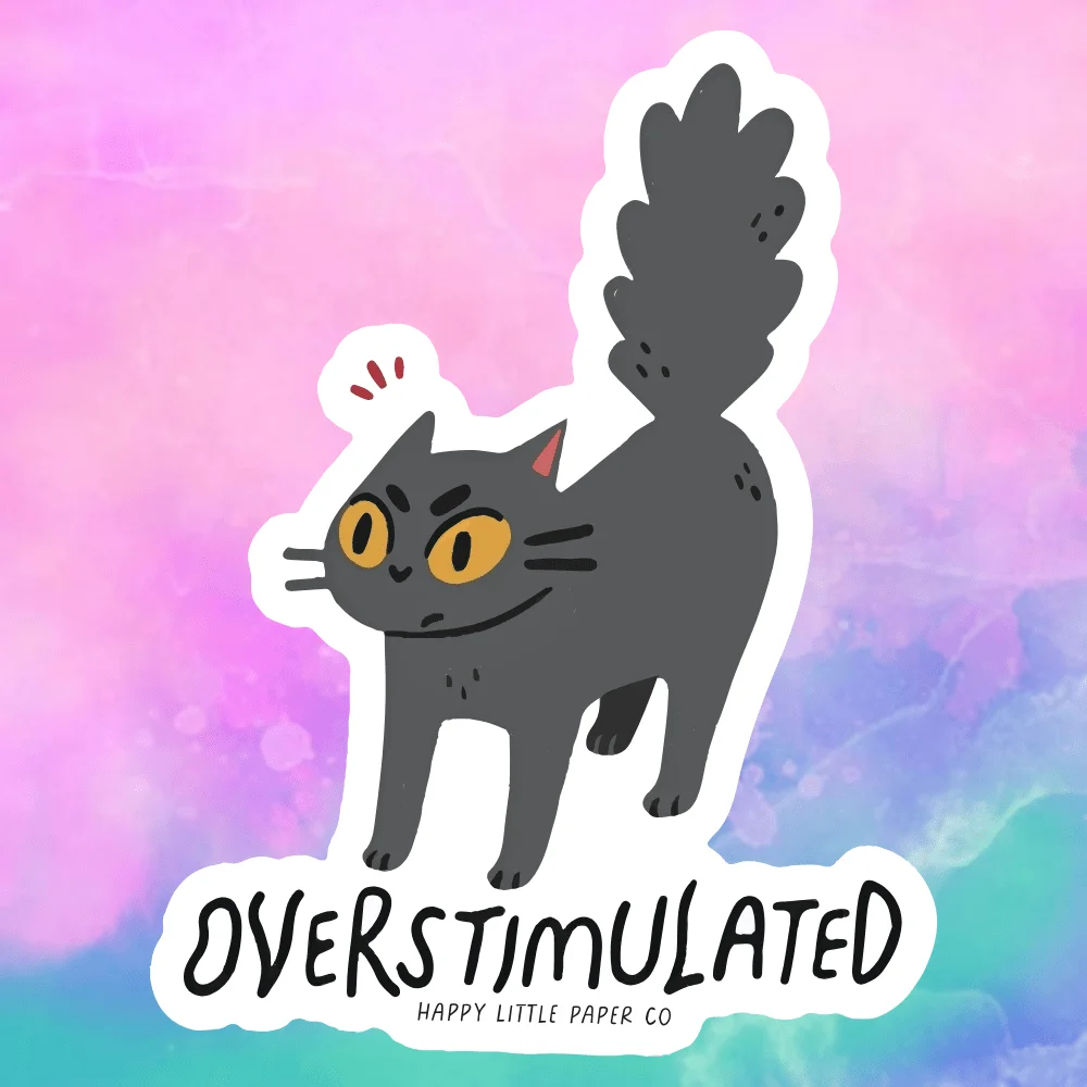 1pc Fluffy Black Cat Sticker - Multi-functional Durable Design for Cars, Windows, Laptops