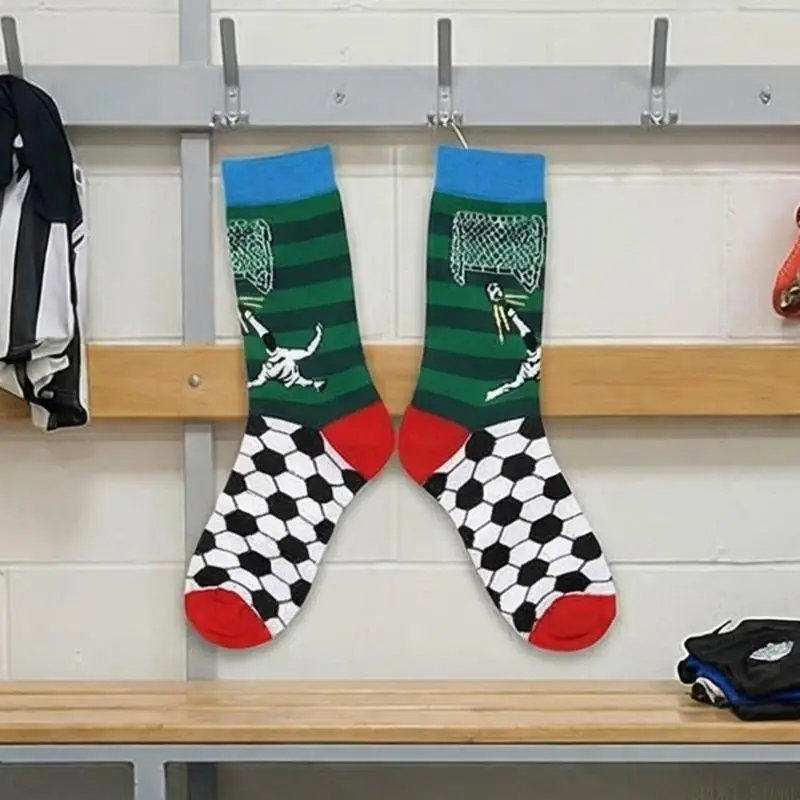 

U2JB 1 Pair Multifunctional Sports Socks Soccer Sock Cotton High Compressions Sock