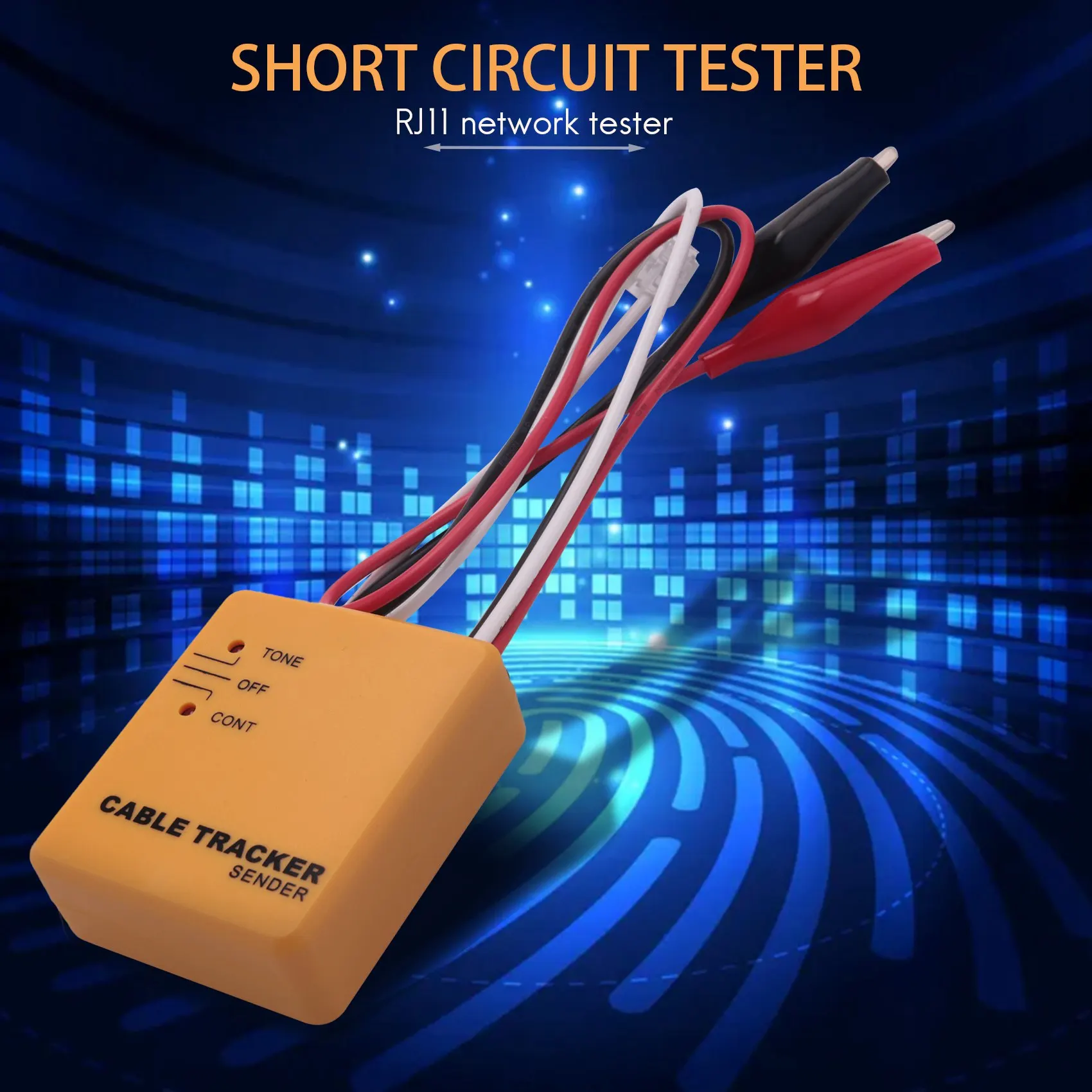 CABLE FINDER TONE GENERATOR PROBE TRACKER WIRE NETWORK TESTER TRACER KIT