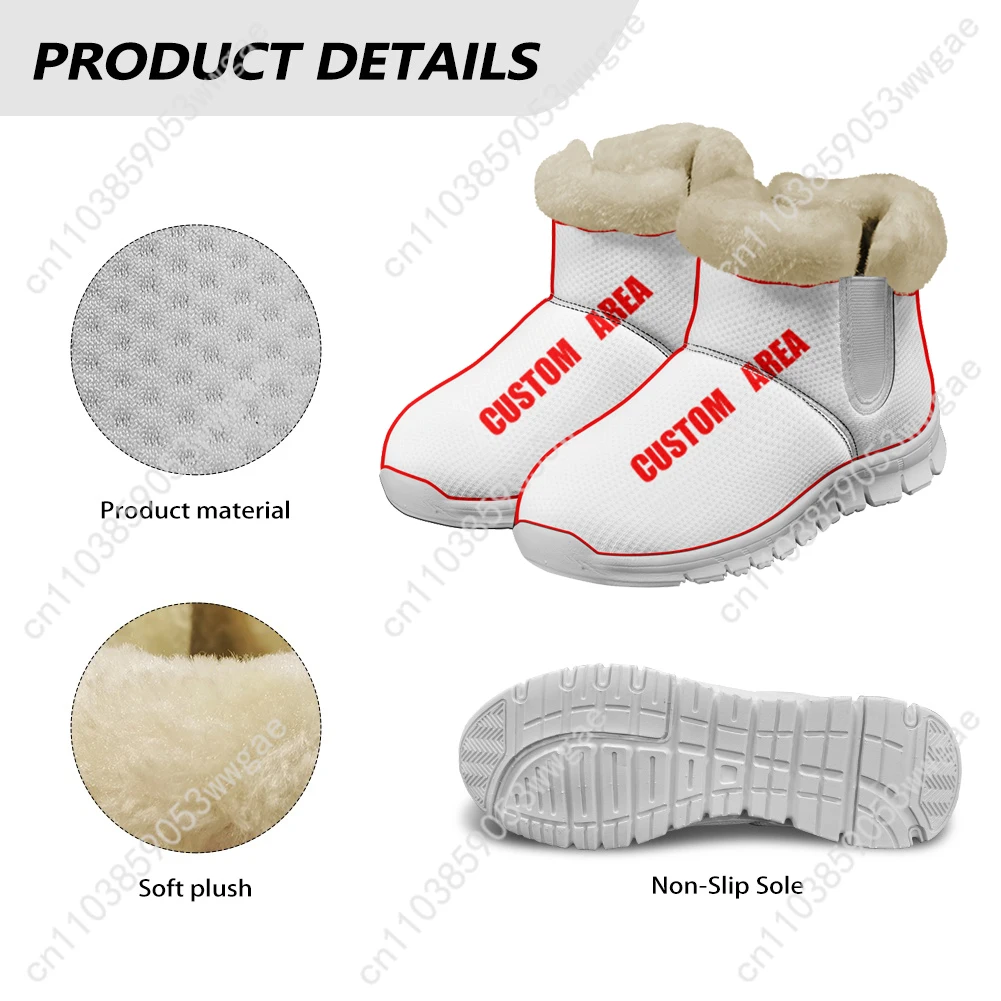 Family Guy Snow Boots Warm Boot Men Women Teenager Shoe High Quality Casual Lightweight Couple Sneakers Tailor-made Sports Shoes