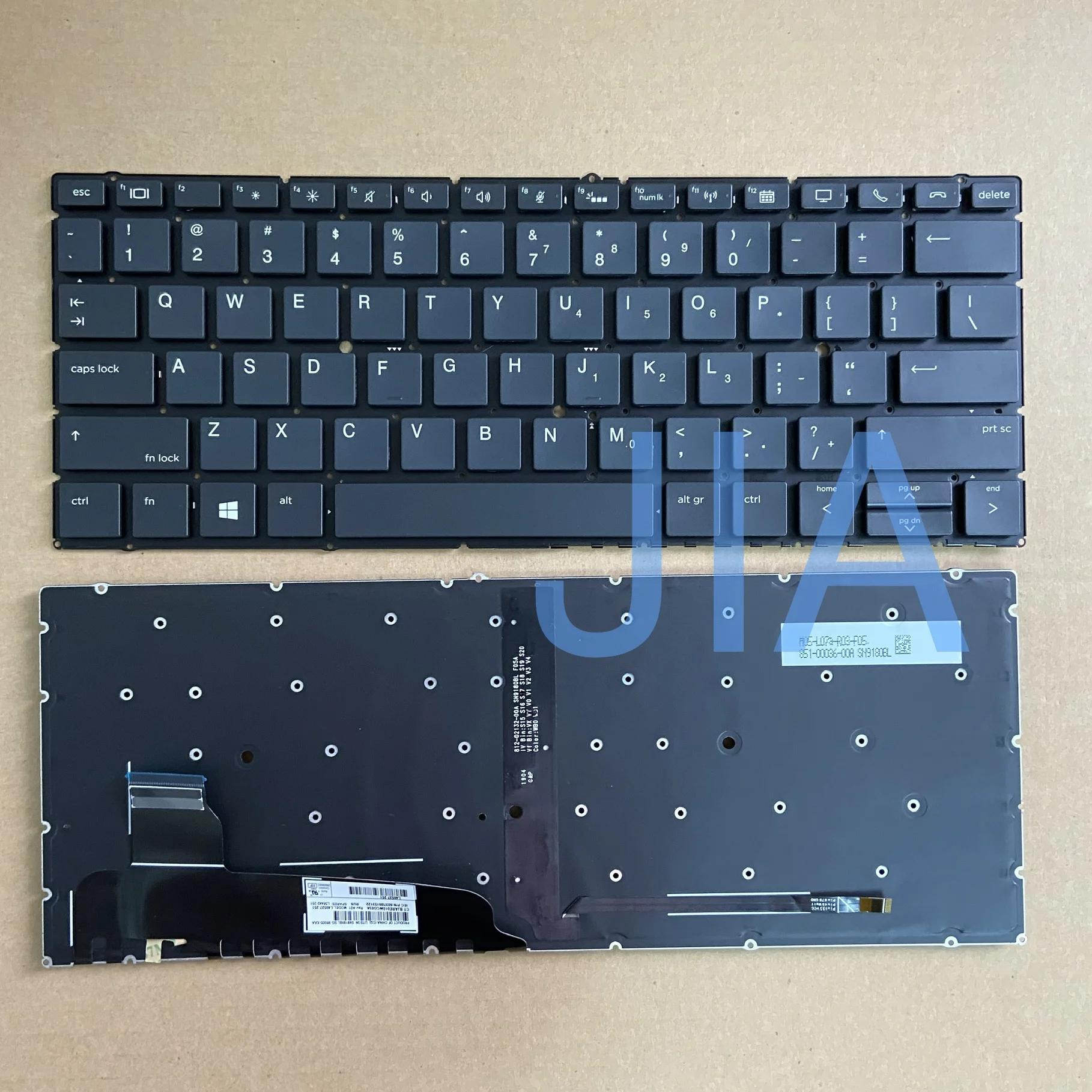 Backlit Keyboard For HP EliteBook X360 1040 G5 G4 Series Laptop Black P/N: 2H-BAZU1I64311