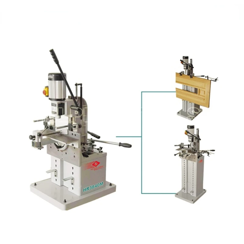 vertical hollow chisel slot mortiser hole tenoner mortising making machine