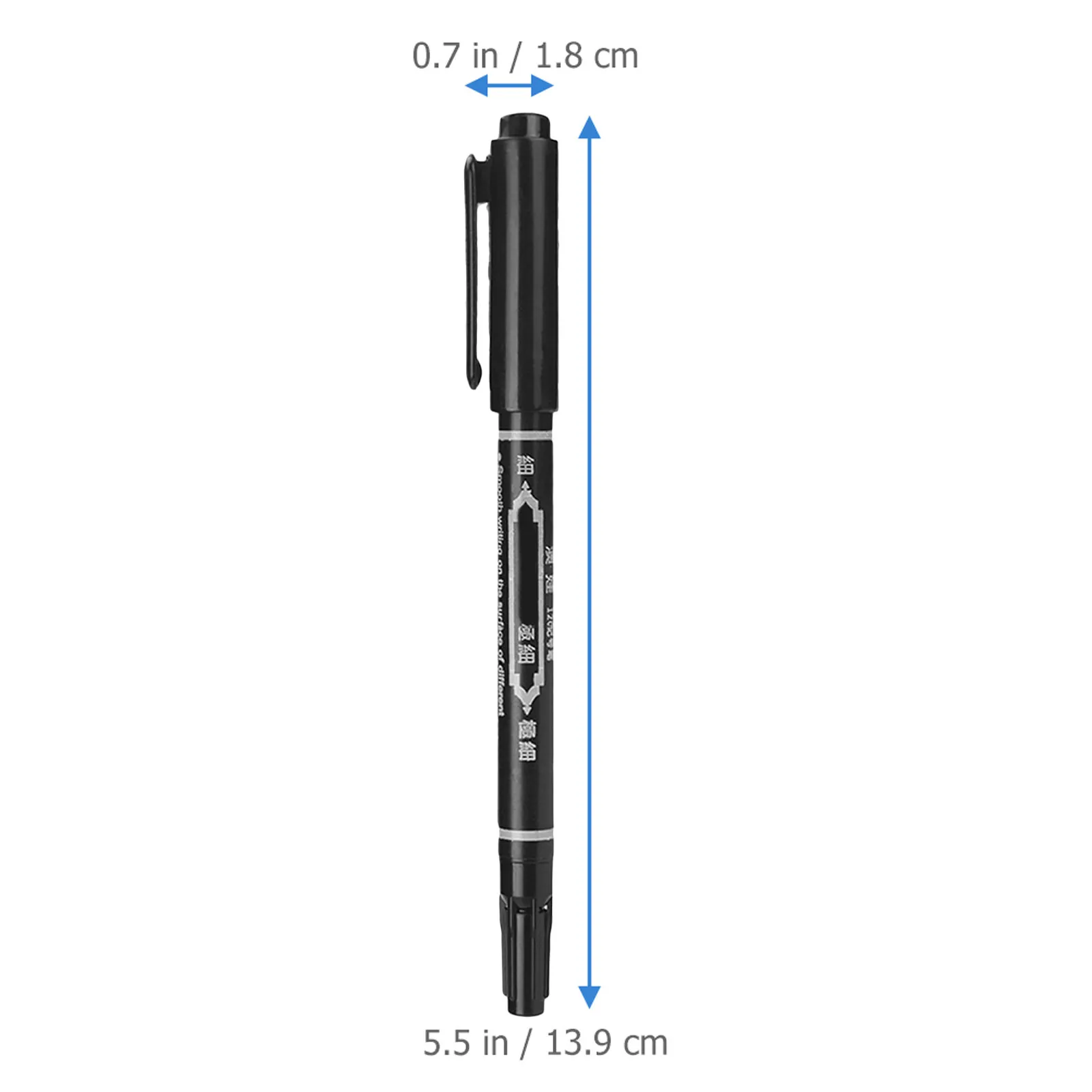5Pcs Professional Eyebrow Lip Mapping Pens Transparent Body Tattooing Markers for Microblading Skin Positioning
