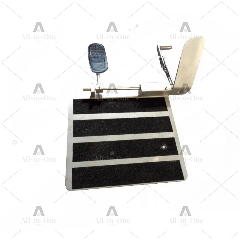 Portable left foot gas pedal (for disabled drivers with stroke injuries) driving assistance device