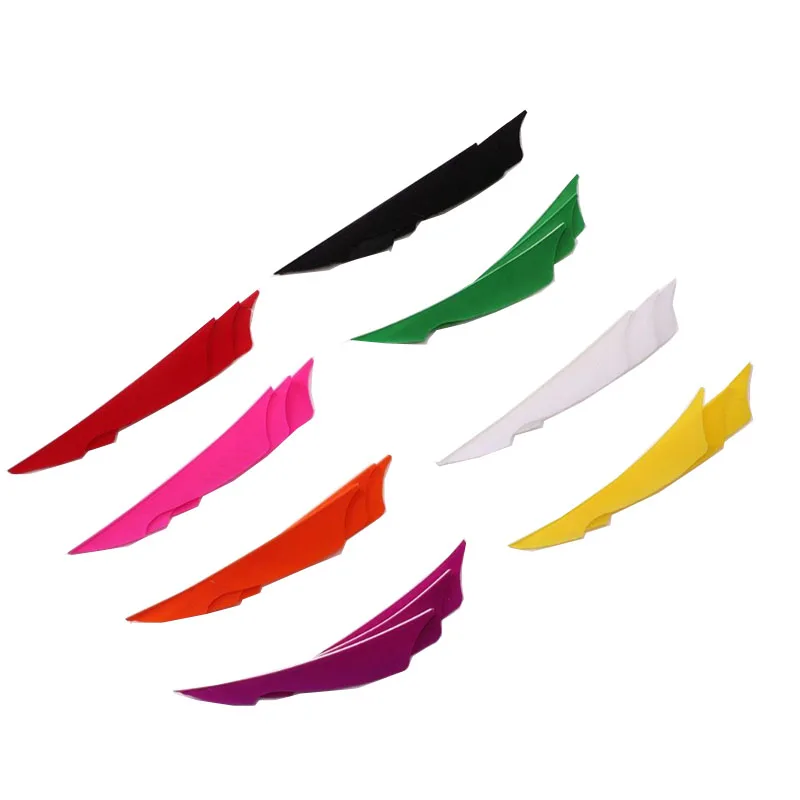 50pcs Archery 4inch Turkey Feather Arrow Fletching Shield Natural Feather Vane Right Wing Hunting Shooting Bow Arrow Accessories