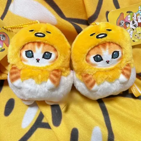 Halloween-kollektion Amine Mofusand plyschdocka leksaker nyckelring pumpa Gudetama haj katt mjuk docka väska hänge fylld plysch 10 best sales plysch - №5