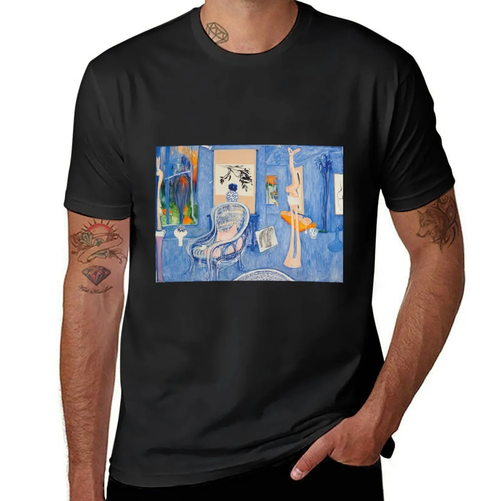 Brett Whiteley T-Shirt graphics plus size tops mens t shirts