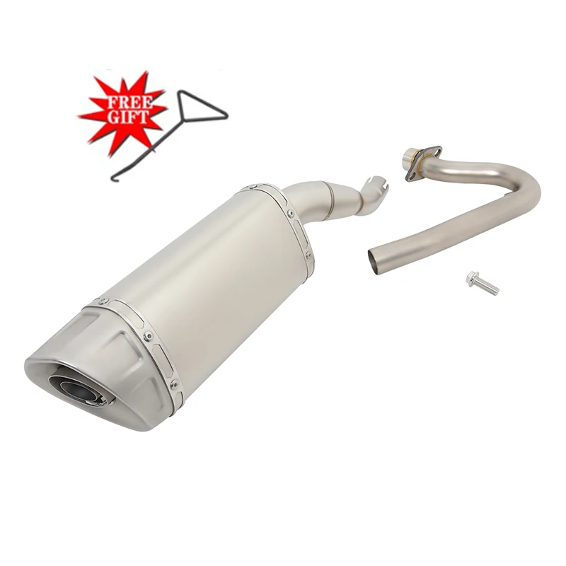 Slip Op Voor Italjet Dragster 200 125 Motorfiets Uitlaat Front Link Pijp Uitlaat Motocross Espace Voor Italjet Dragster 200 125