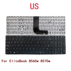 Nieuwe Ons Laptop Toetsenbord Voor Hp Elitebook 8560W 8570W Notebook Pc Vervanging