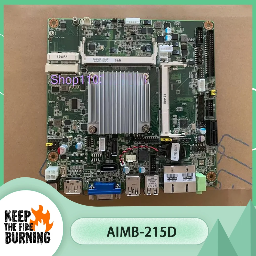 AIMB-215D-S6B1E For Advantech Industrial Motherboard 4 Core J1900 Dual Net-work Port 6 Serial Port AIMB-215D