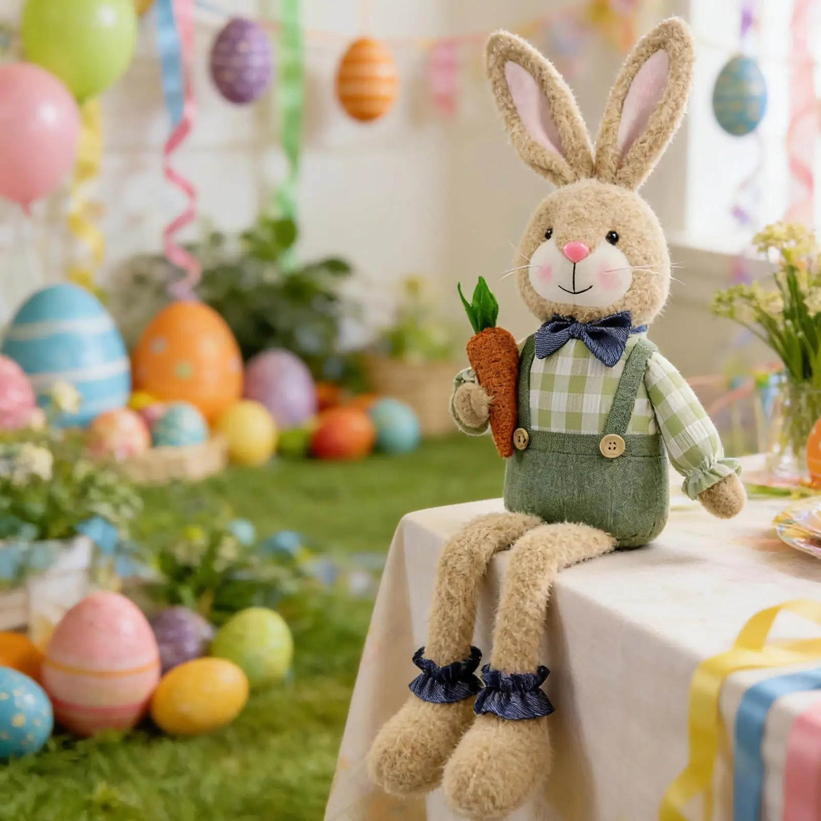 

Cute Rustic Soft Rabbit Doll Stuffed Plush Toy Easter Bunny Soft Plushies Doll Sleeping Bedroom Decor Baby Girls Birthday Gifts